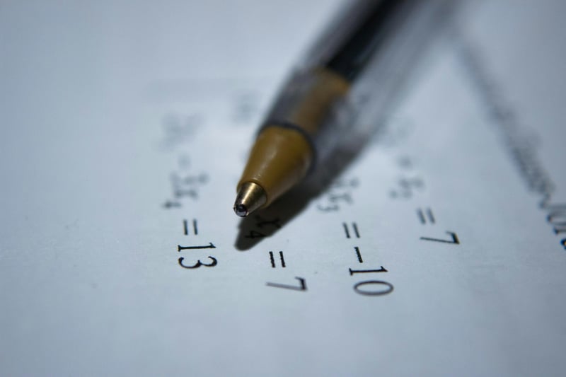 Mathematical formulas written on paper, representing the CPM calculation formulas